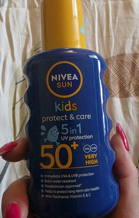 Nivea sun 50 kids protect & care spray ochronny do opalania