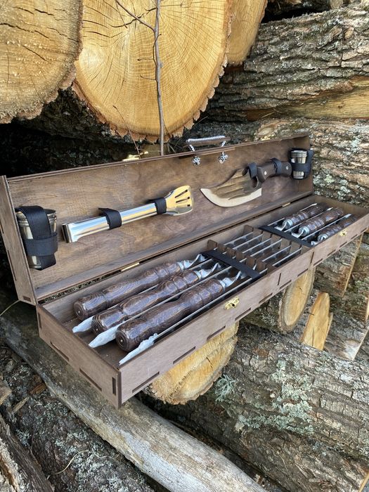 Набір шампурів у кейсі Подарунок