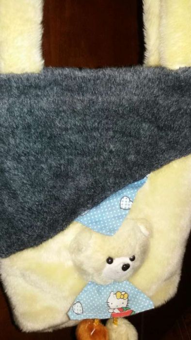 Сумка меховая для девочки