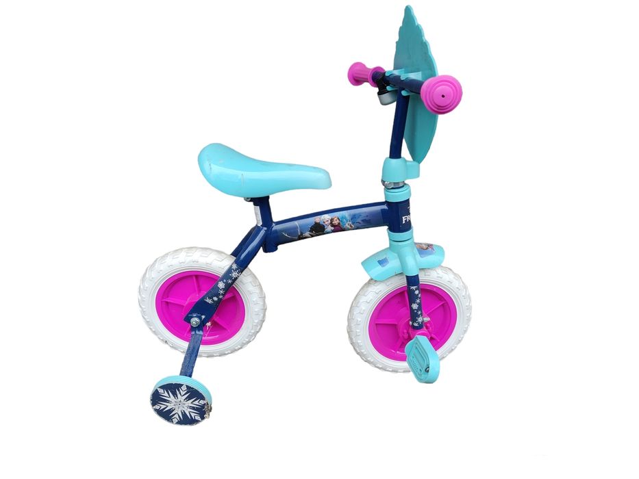 Rowerek Frozen kraina lodu Elza Anna 10 cali koła
