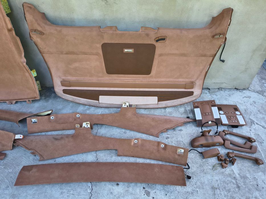 Audi A8 D3 podsufitka alkantara amaretto