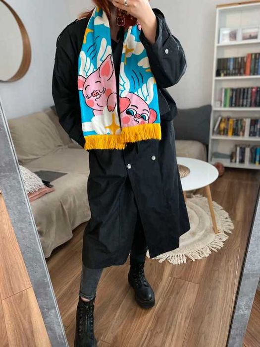 Custom szalik ze słodkimi świnkami