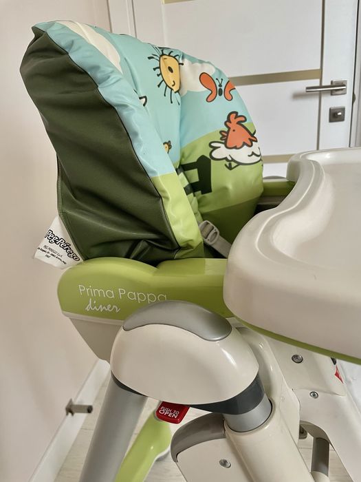 Дитячий стільчик для годування Peg-Perego Prima Pappa Diner у дизайні Happy Farm. Гарний стан. Самовивіз або OLX-доставка