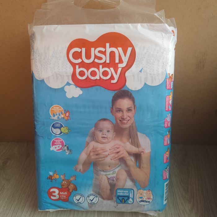 Подгузники 3  Cushy baby 70 шт.