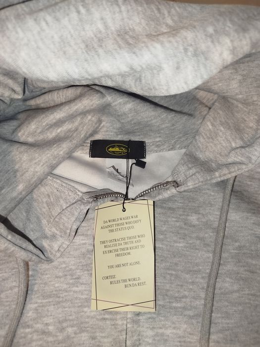 Casaco cinza Corteiz CRTZ