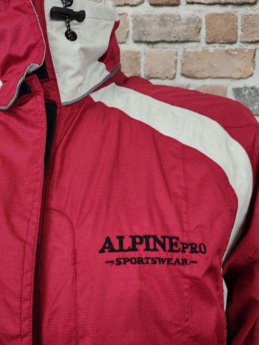 Alpine pro zimowa kurtka narciarska czerwona l