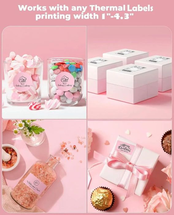 MUNBYN Bluetooth и ЮСБ термопринтер этикеток