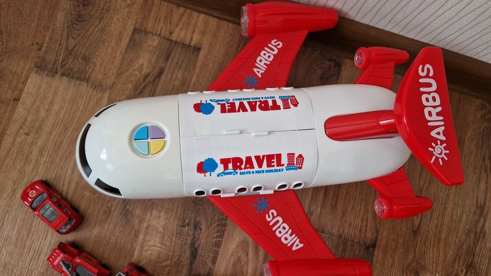 Літак гараж, самолёт гараж, літачок великий з машинами