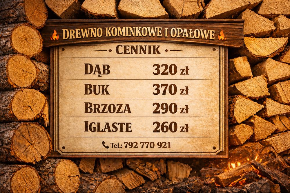 drewno Buk Brzoza Akacja Dąb Jesion