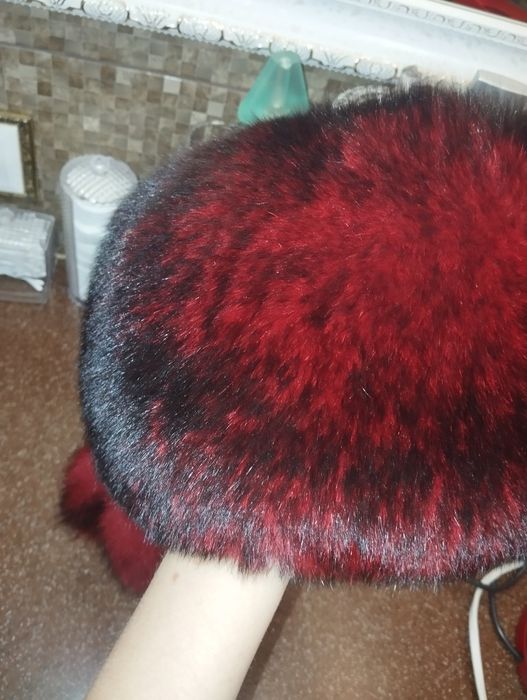 Песцовая шапка,шар.