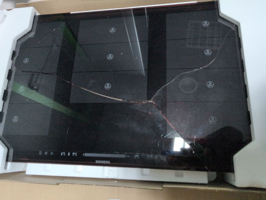 Placa Inducao 90cm Siemens EH975MV17E (vidro estalado)