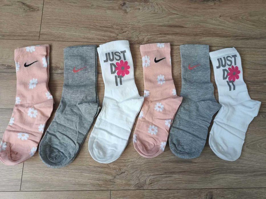 skarpetki nike damskie rozmiar 37- 6 szt