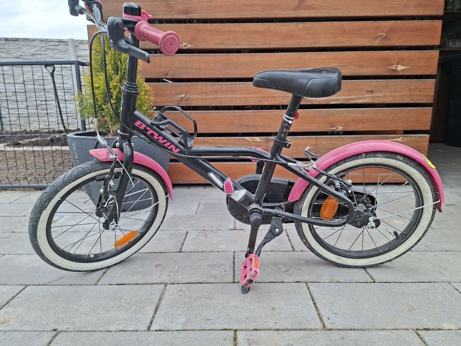 Rower dziecięcy 16 cali Btwin, dziewczynka Decathlon