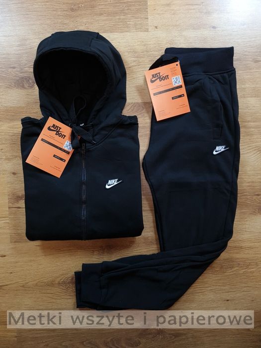 Nike męski dres komplet czarny M-XXL