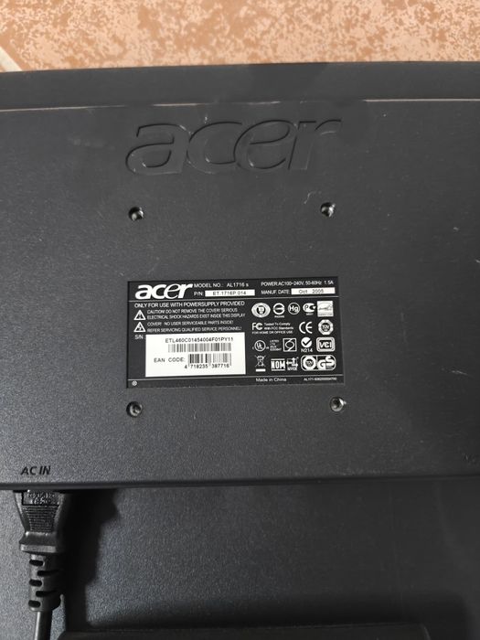Vendo monitor acer