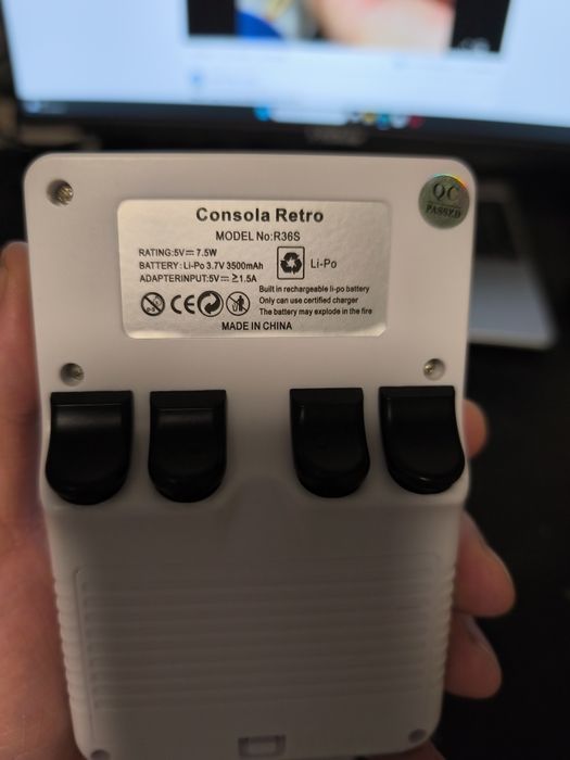 Console De Jogos Portátil Tela Ips 3.5 Polegadas