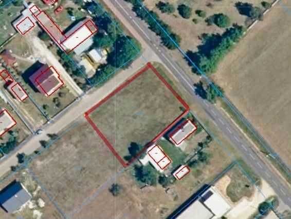 Uzbrojona działka budowlana Garnek, ul. Nowa, wymiary 42mx33m