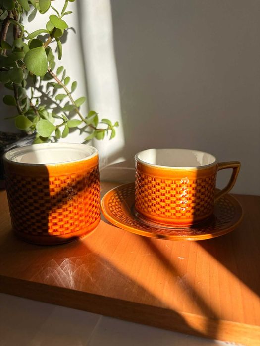 Secla . conjunto de chávena almoçadeira