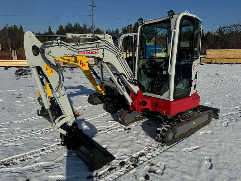 Wynajem wypożyczenie Minikoparki Wacker Neuson, Takeuchi, wiertnica