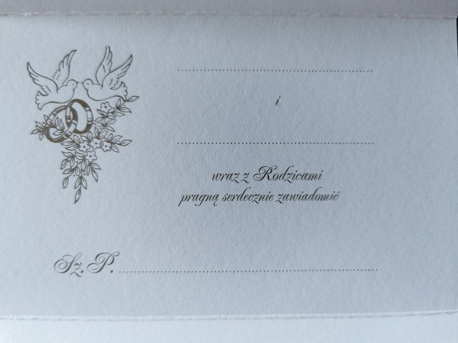Zawiadomienia ślubne