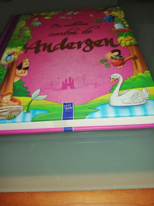 Os melhores contos de Andersen  -Capa almofadada - Como Novo!!*
