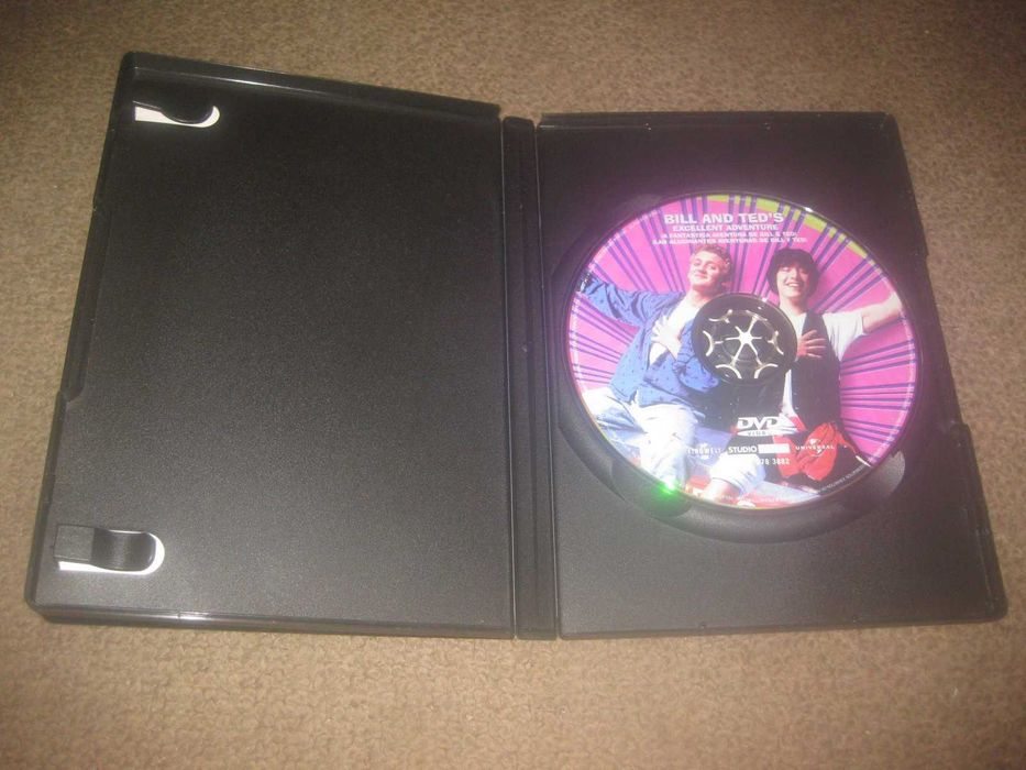 DVD "A Fantástica Aventura de Bill e Ted" com Keanu Reeves/Raríssimo!
