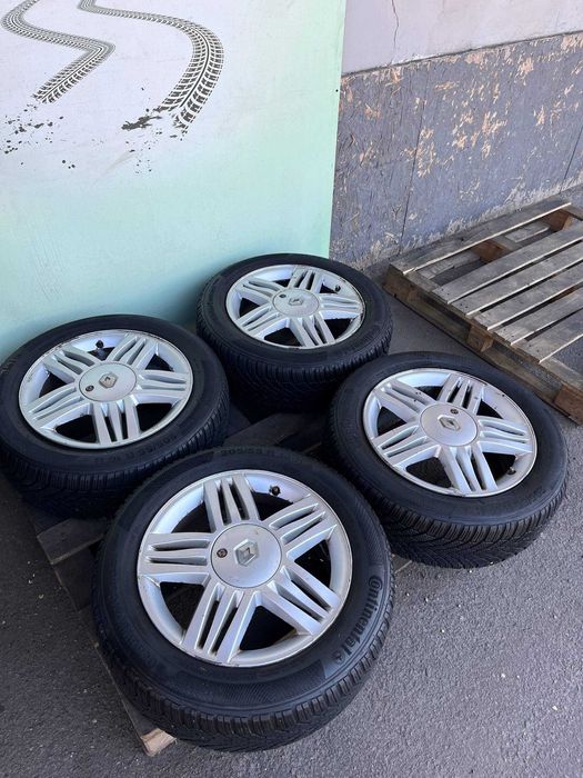 Диски 4 100 16 Рено Меган 2 Сценік 2 оригінал титани литі легкосплавні диски