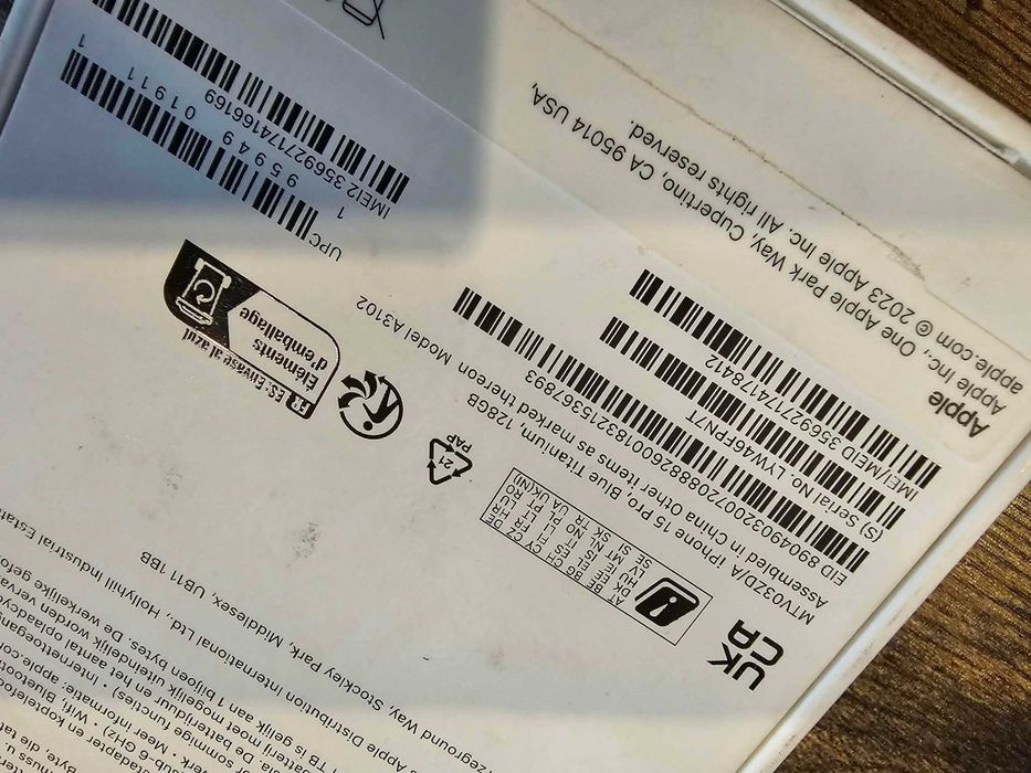 Iphone 15 Pro 128Gb Titanium Blue Bat:85% Gwarancja/SklepGSM/Lwsk