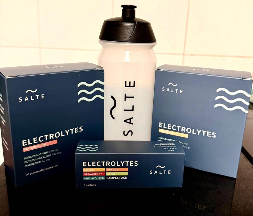 2x Caixas Eletrólitos SALTE (60 Saquetas) - Oferta: pack 4 Amostras + Garrafa Oficial
