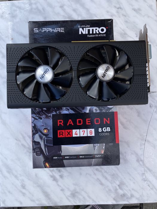 Ігрова відеокарта AMD Radeon Sapphire Nitro RX470/570 8 GB