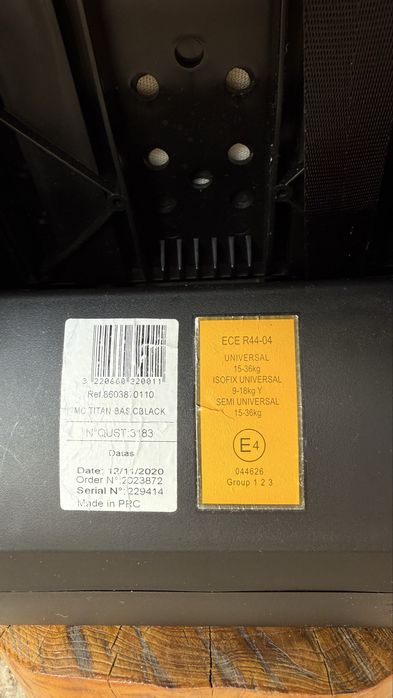 Дитяче автокрісло Maxi-Cosi TITAN 9 міс-12 років