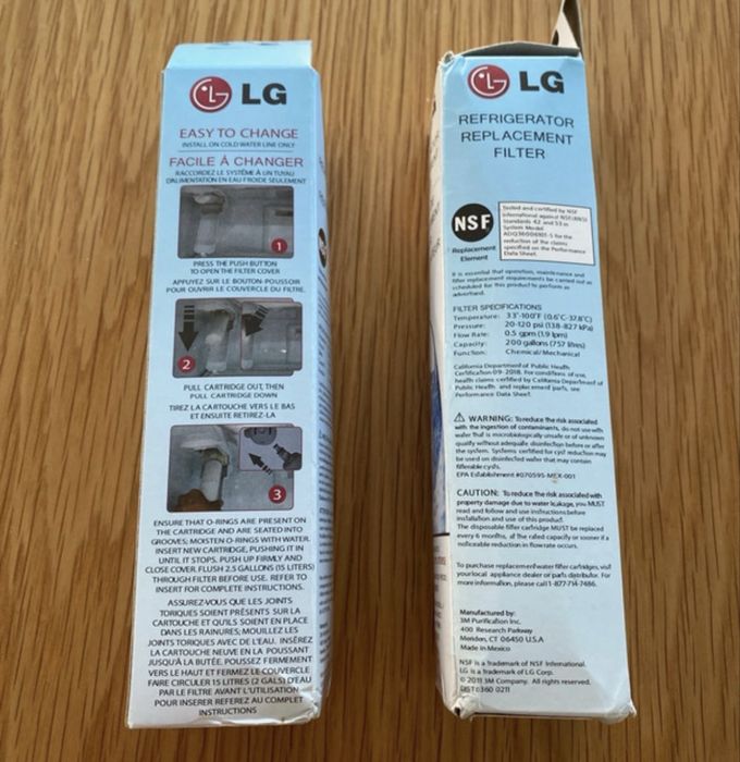 Filtros frigorifico americano novos