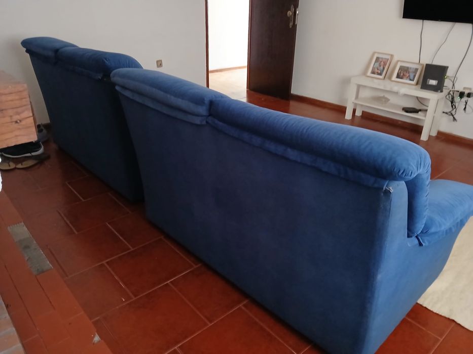 Conjunto sofás 4 lugares