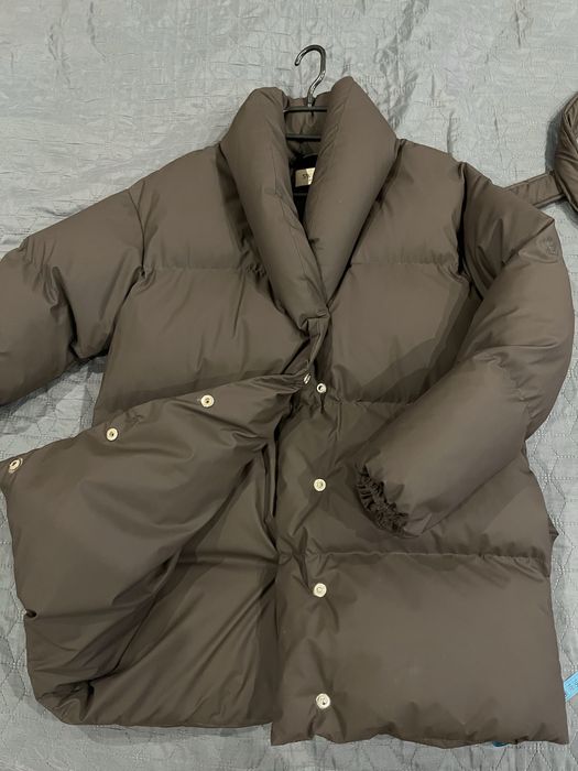 Зимовий пуховик темний шоколад