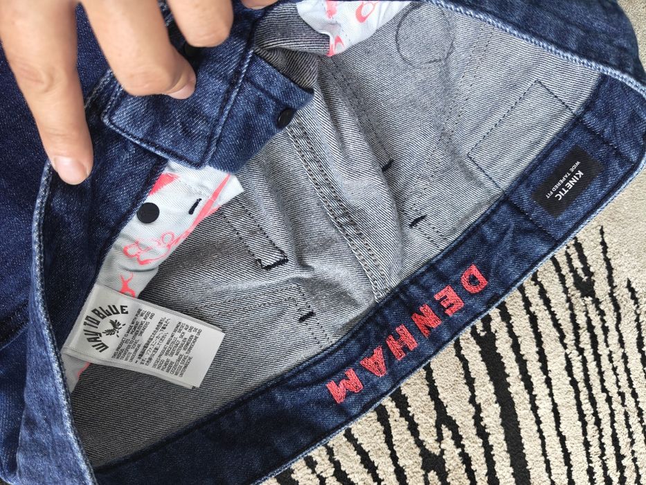 Denham kinetic wide tapered fit джинси чоловічі оригінал 32/32