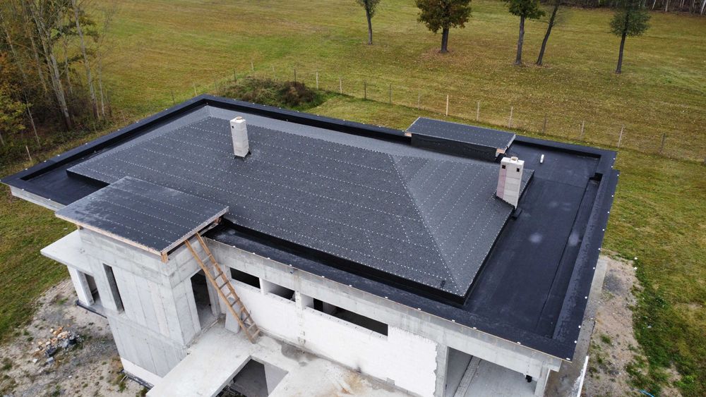 Dachy płaskie Stropodach Usługi dekarskie Hydroizolacja Membrana