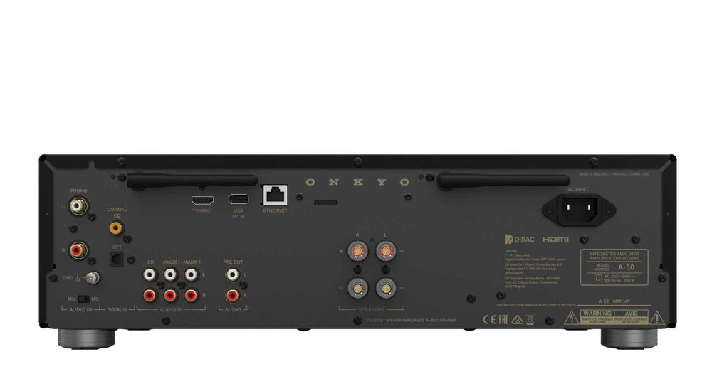 Onkyo ICON A-50 Czarny 2x140W Wzmacniacz ze streamerem Nowość SKLEP