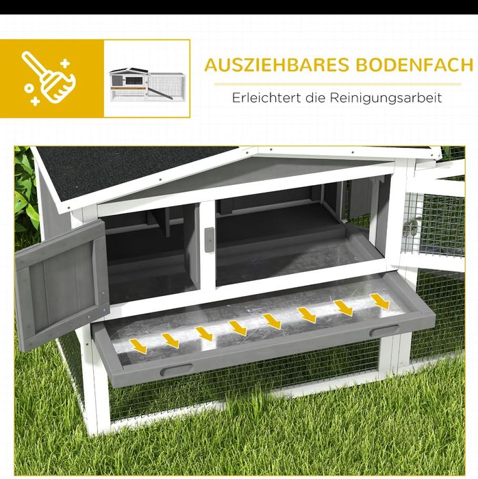 Klatka, wybieg  dla królików, małych zwierząt  PawHut