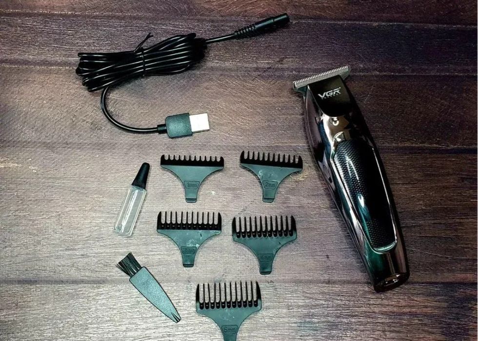 Машинка для стрижки волосся VGR V-070 Тример акумуляторний з USB та ін