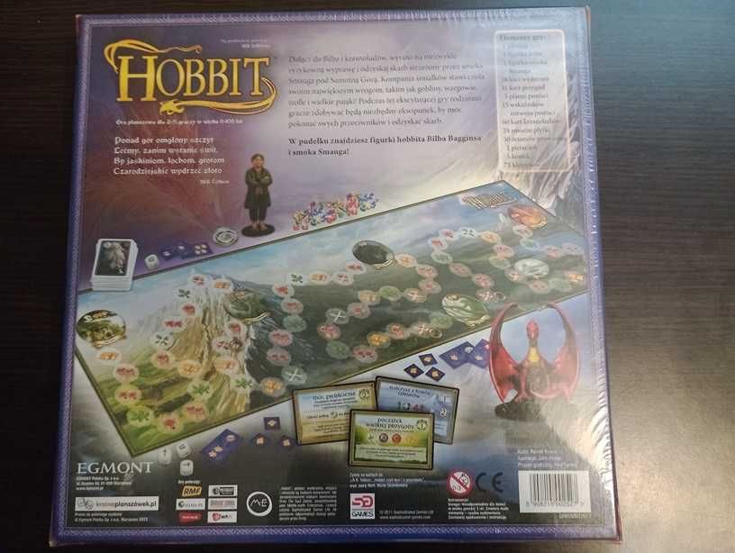 Gra planszowa  HOBBIT PL NOWA Fabrycznie zafoliowana Egmont Kolekcjonerska