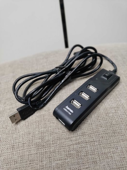 Usb 2.0 Hama Switch Hub Ps4 Pc Rozgałęźnik Przejściówka