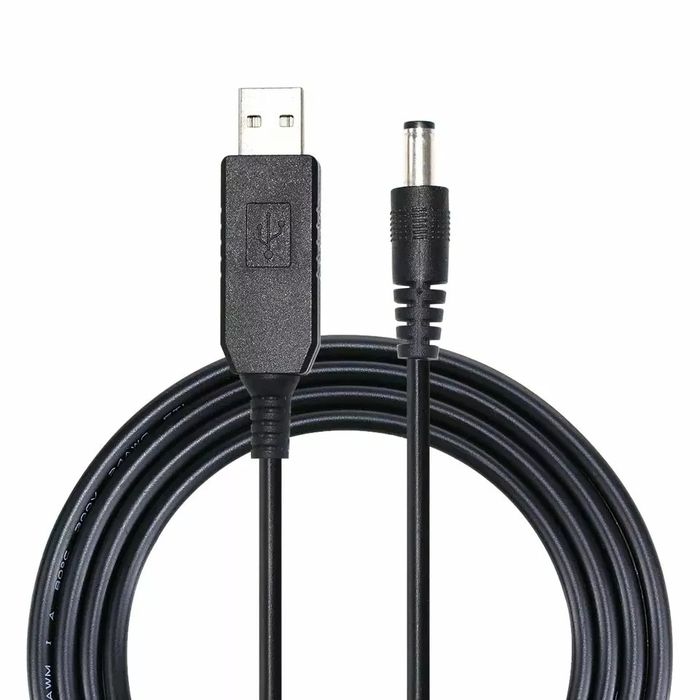 Кабель живлення для роутера Tenda AC10U 9V USB-A - DC 5.5mm