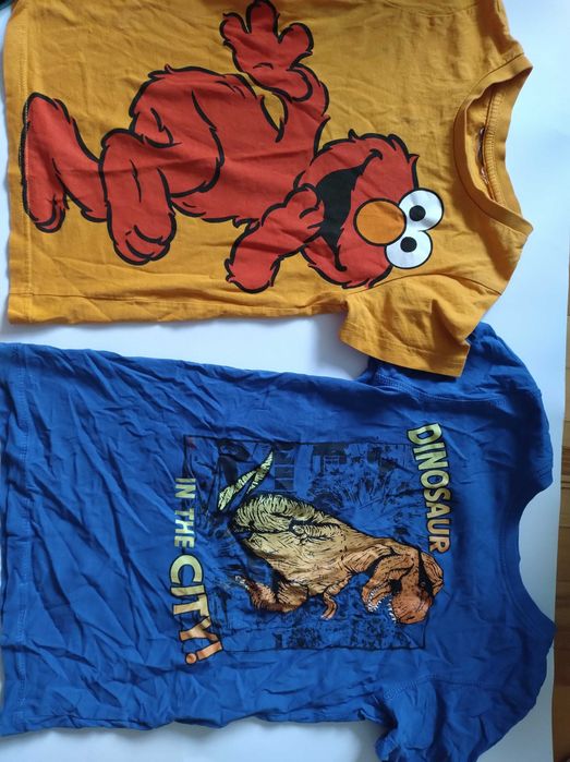 Koszula t-shirt chłopiec 128