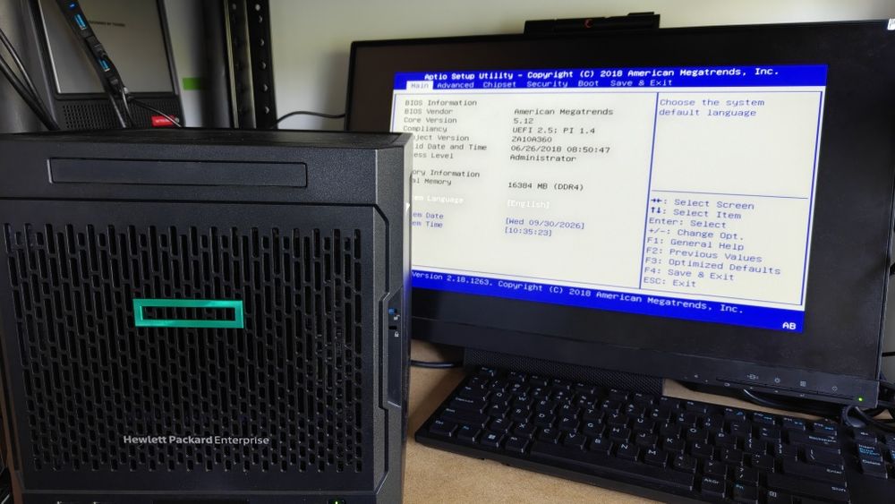 Serwer NAS HP Proliant Microserver Gen10 Homelab home assistant 16GB +  256GB SSD