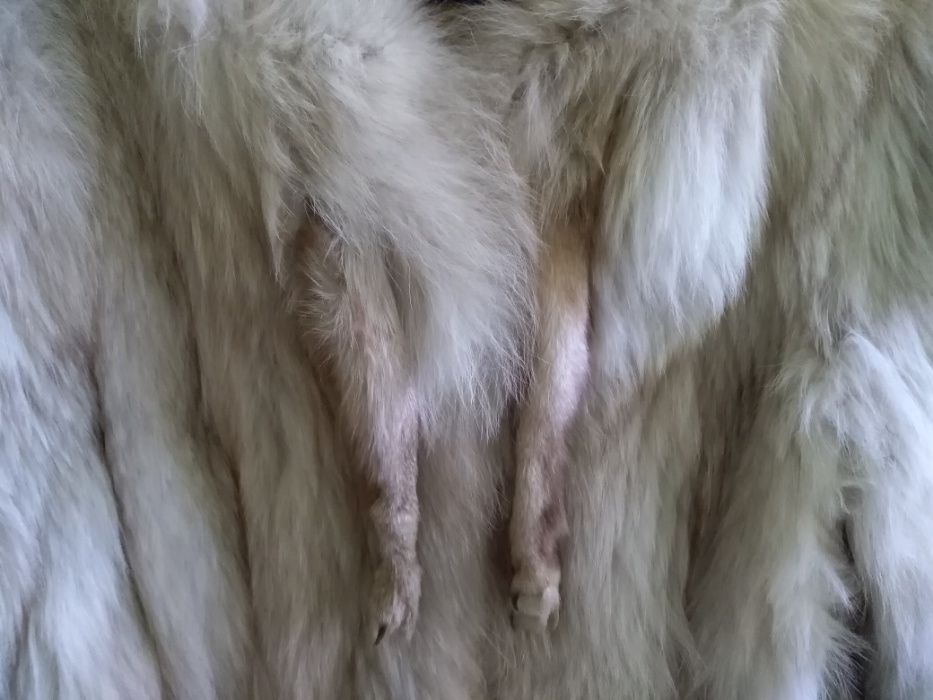 Futro z lisa naturalne. Skórzana kurtka gratis.