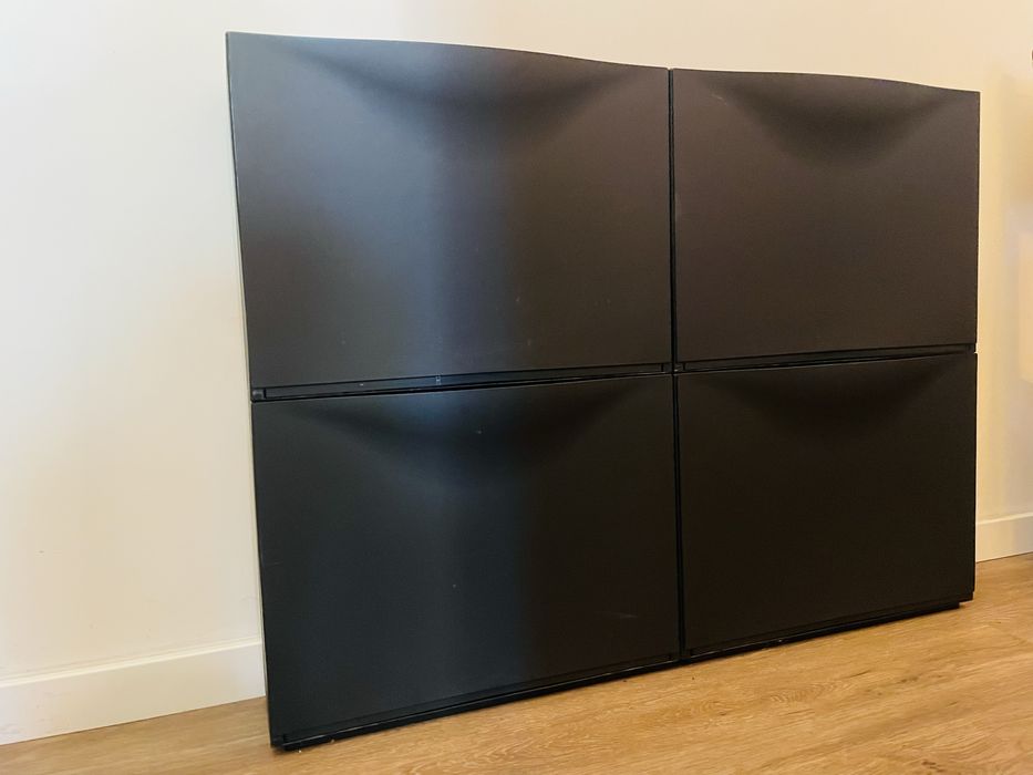 Conjunto de 4 Sapateiras IKEA TRONES – Preto