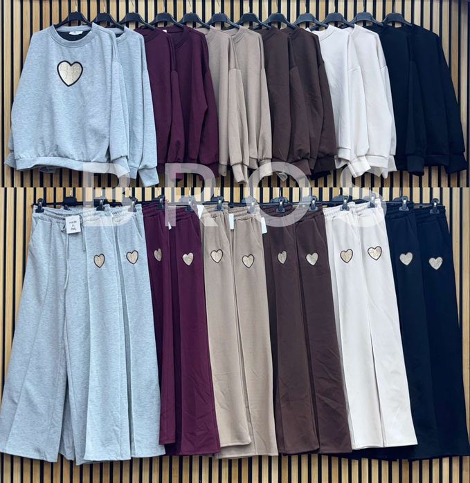 Komple/dres z serduszkiem,masełko