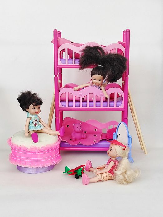 См. ФОТО! ДЕШЕВО РІДКІСНІ шарнірні Ляльки Барбі будинок акси mattel
