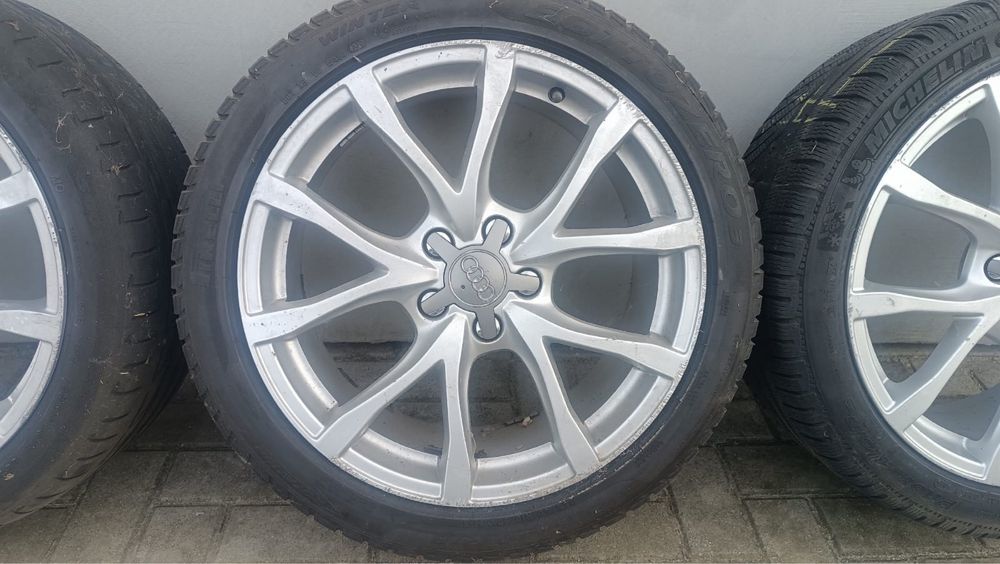 Kola alufelgi felgi 18” + opony 5x112 Audi A6 C6 Vw OE ET 48 Ronal