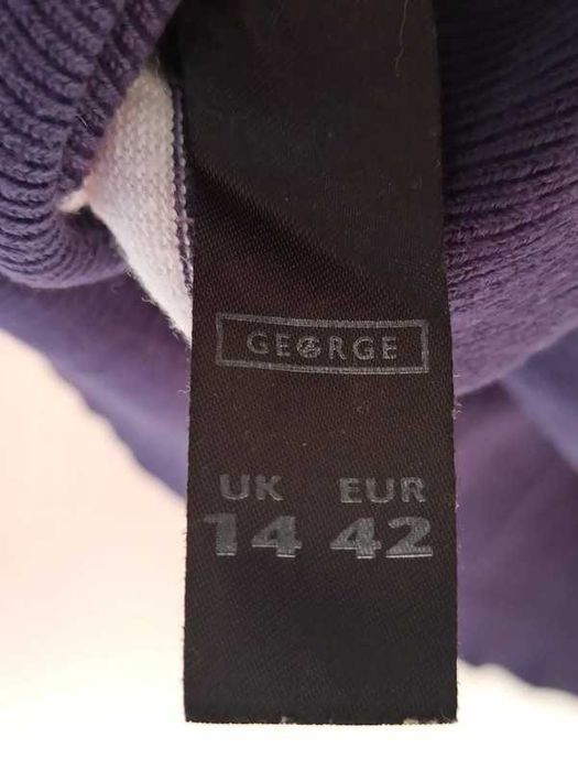 Cienki sweterek w pasy, George, r.42